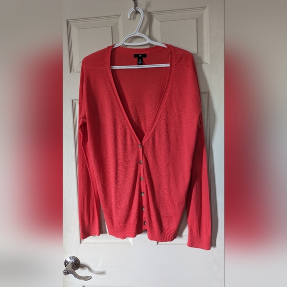 Gap Cardigan, Salmon Pink, Size XL - Picture 1 of 4